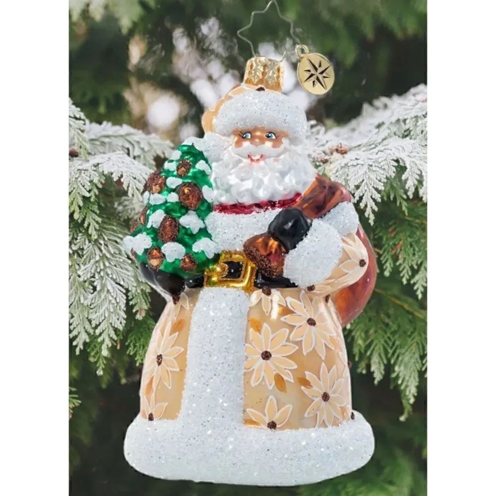 Vintage Christopher Radko Christmas in the Forest Ornament NWT